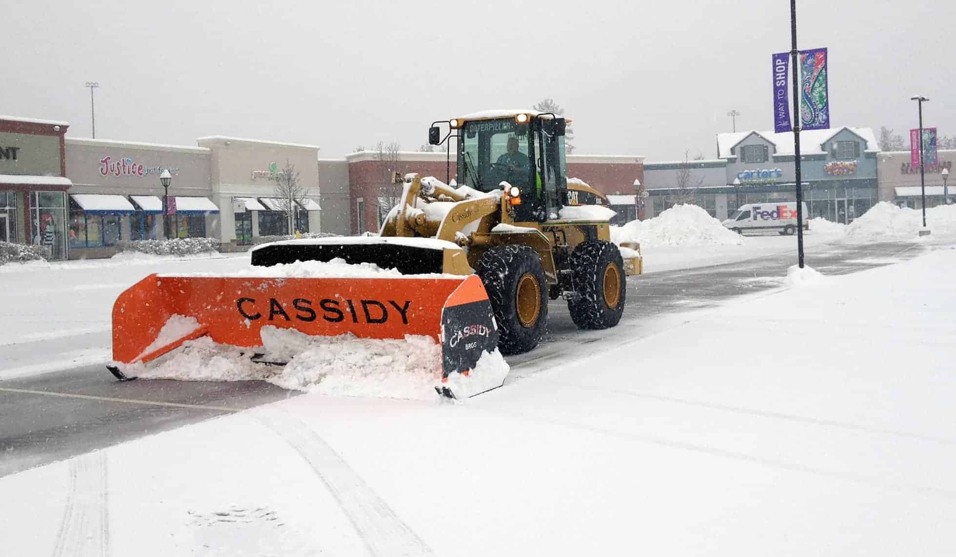 Commercial Snow Removal by Cassidy Landscaping